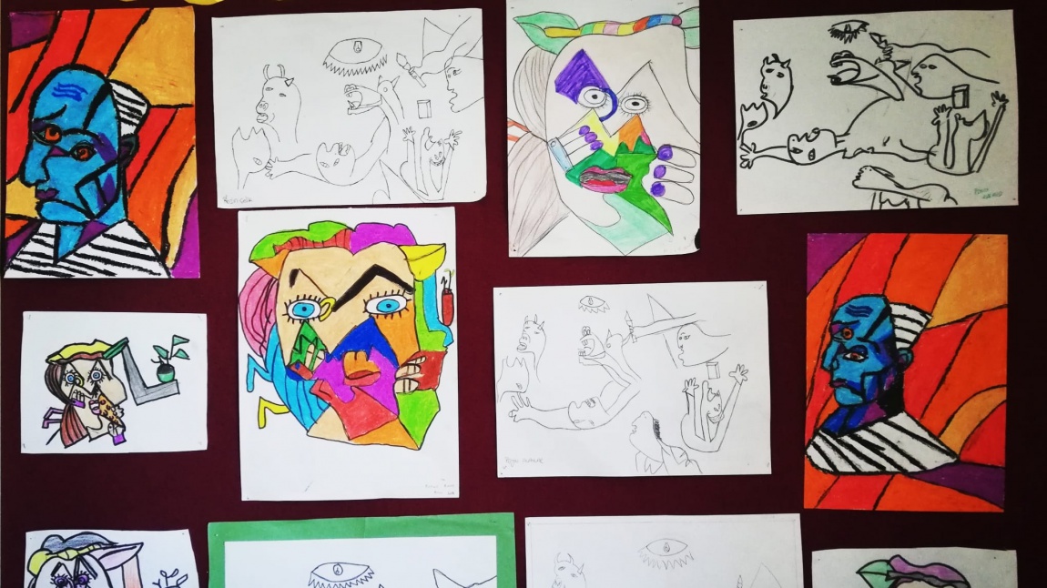 12 Sınıflarla Picasso Eserleri 